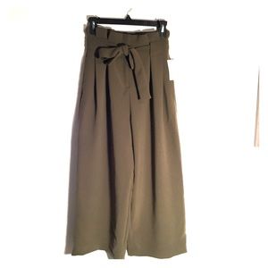 High waisted wide leg trousers NWT
